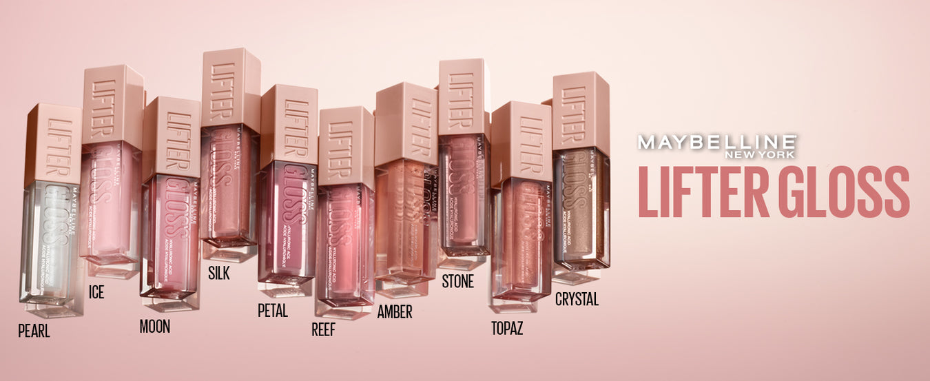 Maybelline Lifter Gloss Hydrating Lip Gloss with Hyaluronic Acid Collection