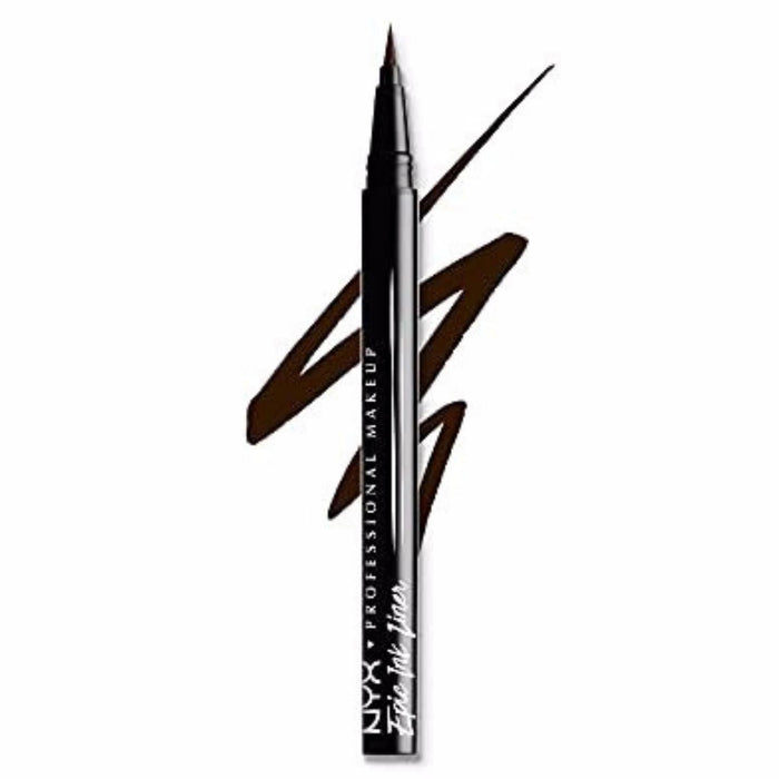 NYX Epic Ink Liner, Waterproof Liquid Eyeliner - Brown