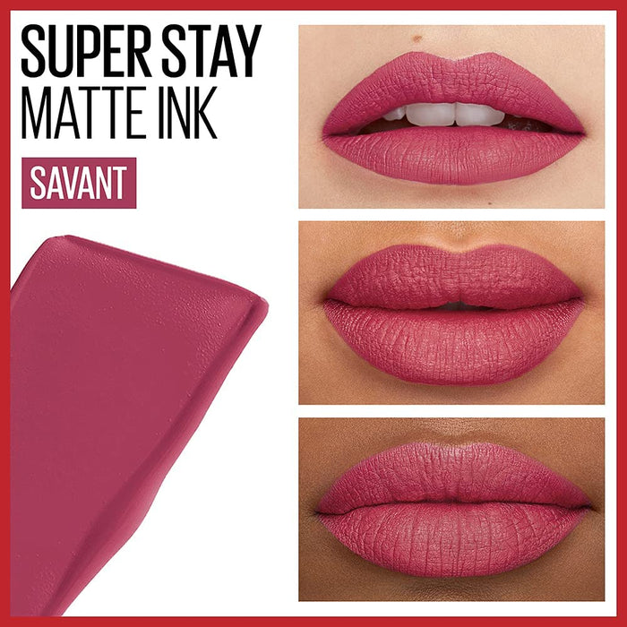 Maybelline New York Super Stay Matte Ink Liquid Lipstick - 155 Savant - pink, Buy online in Egypt,3600531579067