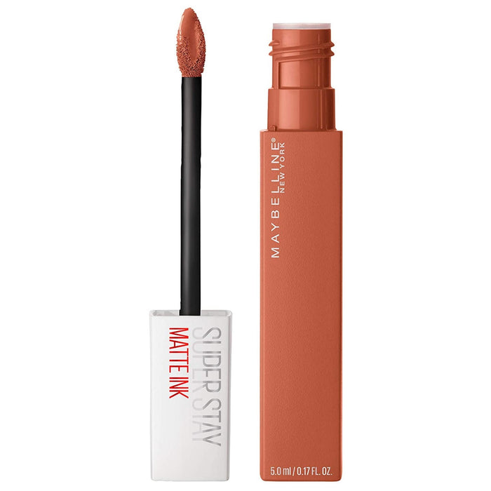 -Maybelline New York Super Stay Matte Ink Liquid Lipstick -  75 Fighter - nude, Buy online in Egypt ,3600531469436