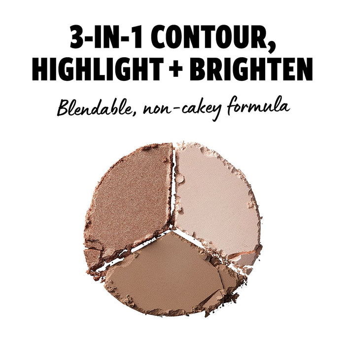 NYX 3 Steps To Sculpt Highlight & Contour Palette - Light