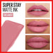 Maybelline New York Super Stay Matte Ink Liquid Lipstick - 10 Dreamer - pink, Buy online in Egypt,3600531411183