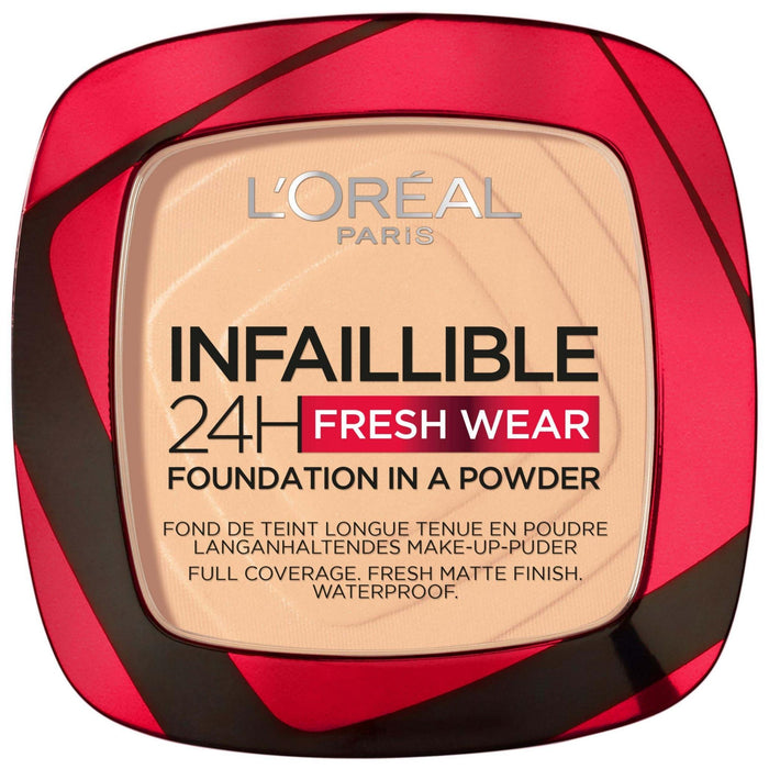 L'oreal Paris Infallible Fresh Wear Foundation in a Powder, Up to 24 Hour Wear No. 40 Cashmere