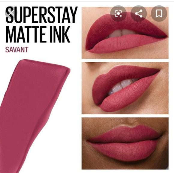 Maybelline New York Super Stay Matte Ink Liquid Lipstick - 155 Savant - pink, Buy online in Egypt,3600531579067